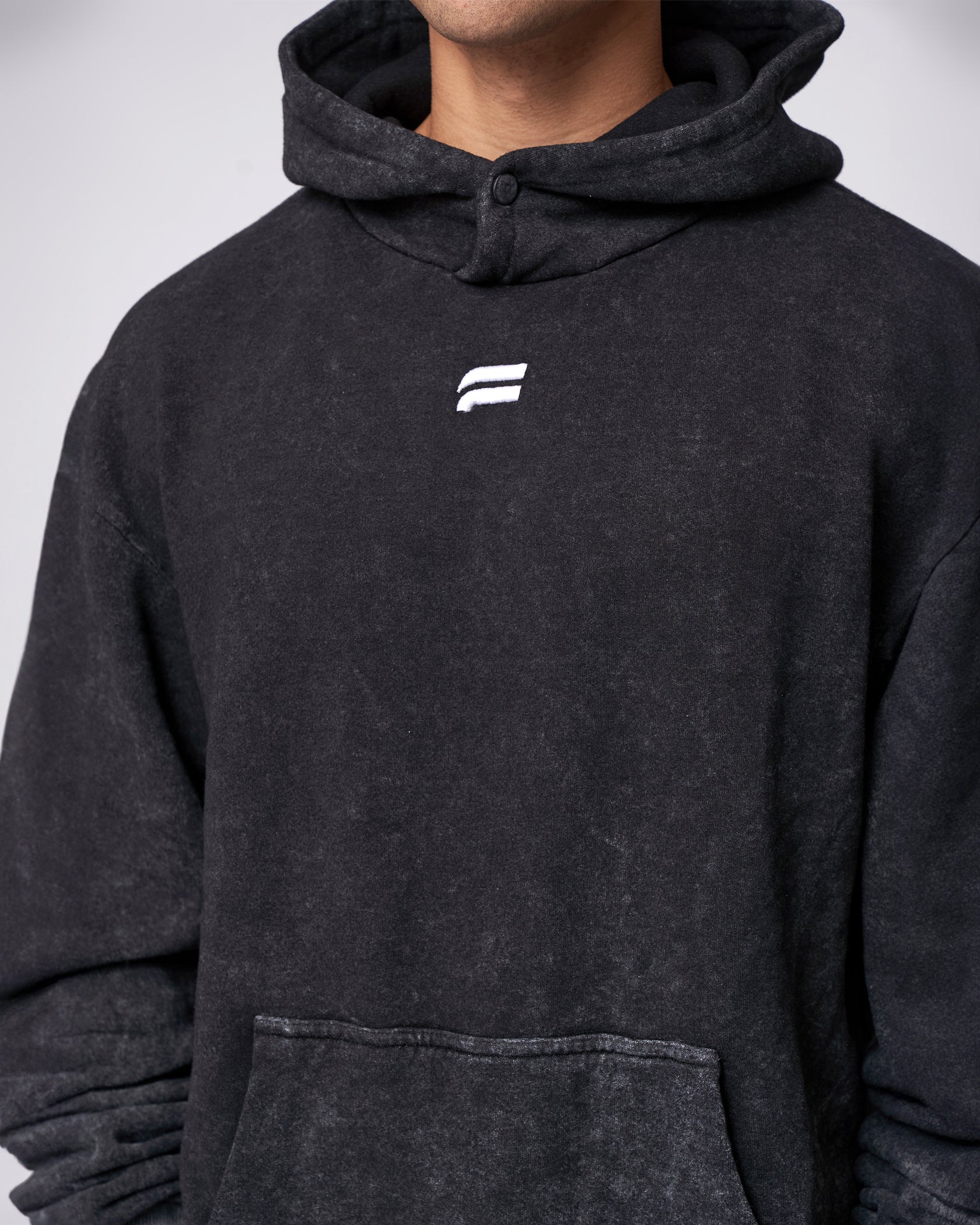 Oversized hoodie best sale washed grey